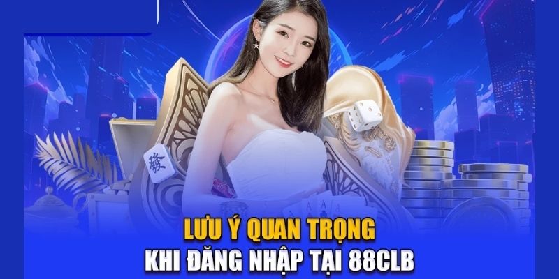 Hội viên nên ghi nhớ lưu ý đăng nhập 88clb